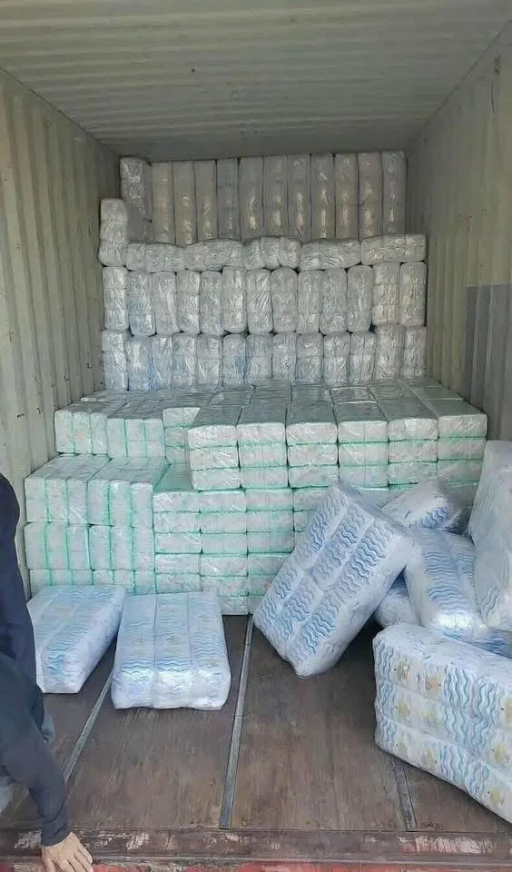 ABDL diapers pallets
